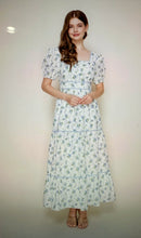 Load image into Gallery viewer, Whispers in Blue Maxi Dress