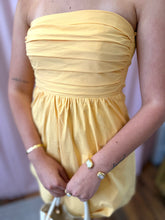 Load image into Gallery viewer, The Magnolia Gold Mini Dress