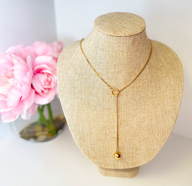 Looped Gold Necklace