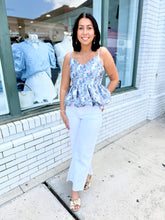 Load image into Gallery viewer, Rosy Rhythm Jacquard Top