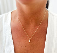 Load image into Gallery viewer, Pearl Initial Necklace