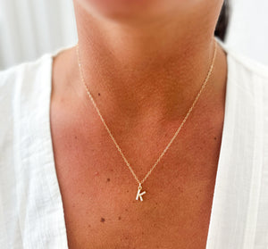 Pearl Initial Necklace