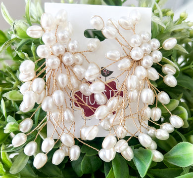Pearl Burst Earrings