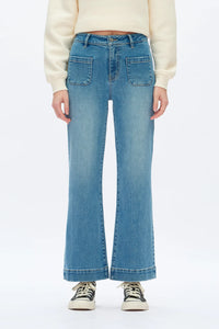 Blue Ember Wide Leg Jeans