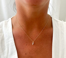 Load image into Gallery viewer, Pearl Initial Necklace