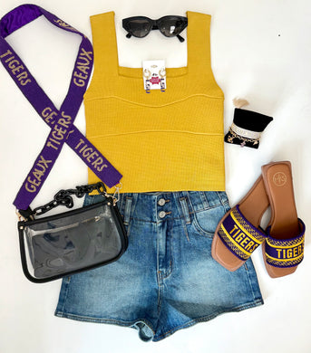 Allure Essential Top-Mustard