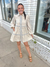 Load image into Gallery viewer, Blue Meadow Mini Dress
