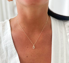 Load image into Gallery viewer, Pearl Initial Necklace