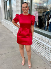 Load image into Gallery viewer, The Poinsettia Mini Dress