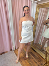 Load image into Gallery viewer, Charmed Closure Mini Dress - White