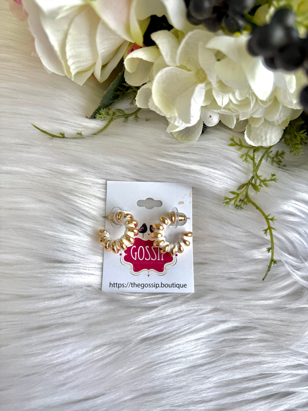 Tara Colored Hoops