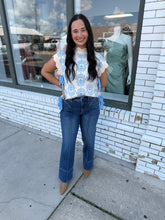 Load image into Gallery viewer, The Cozy in Bloom Knit Sweater-Baby Blue