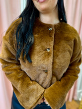 Load image into Gallery viewer, The Luxe Layer Fur Jacket-Camel