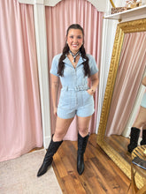 Load image into Gallery viewer, Denim and Done Romper