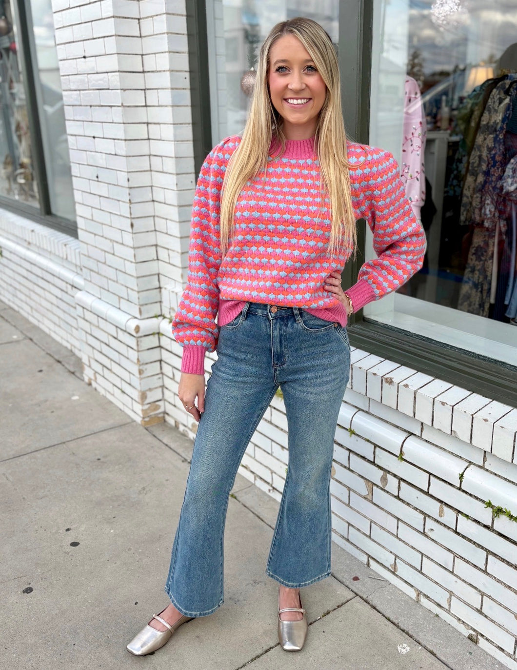 The Annabelle Sweater - Pink Multi