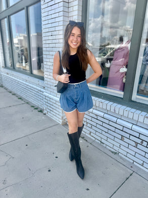 Sweetheart Blues Denim Shorts