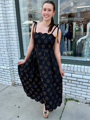 Golden Standards Midi Dress