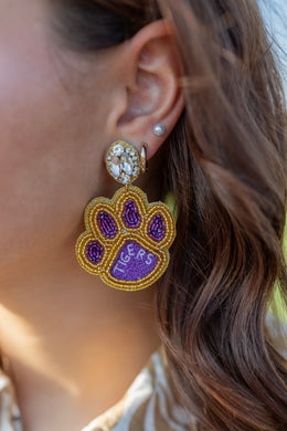 Beaded TIGERS Paw Drops