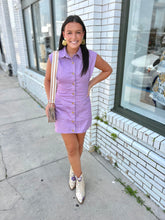 Load image into Gallery viewer, Violet Vintage Mini Dress