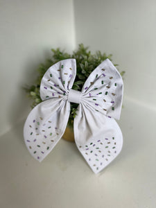 Mardi Gras Hair Bow