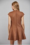 Load image into Gallery viewer, The Golden Canyon Suede Dress