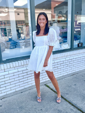 The Faye White Dress