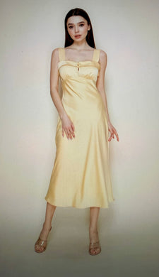 Runway Ready Satin Midi Dress