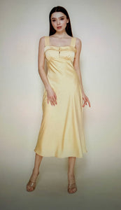 Runway Ready Satin Midi Dress