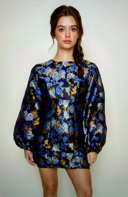 The Juliet Jacquard Mini Dress