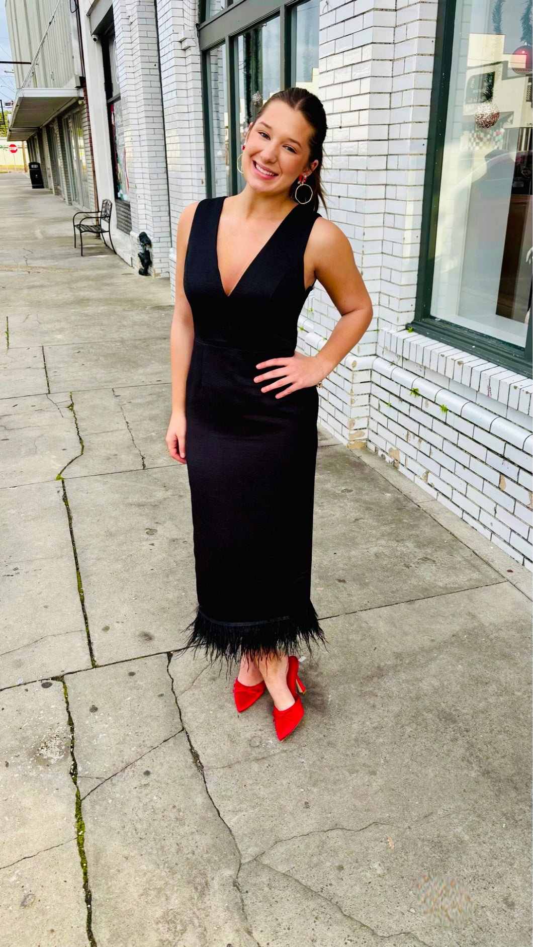 Black Dress Magic Midi Dress