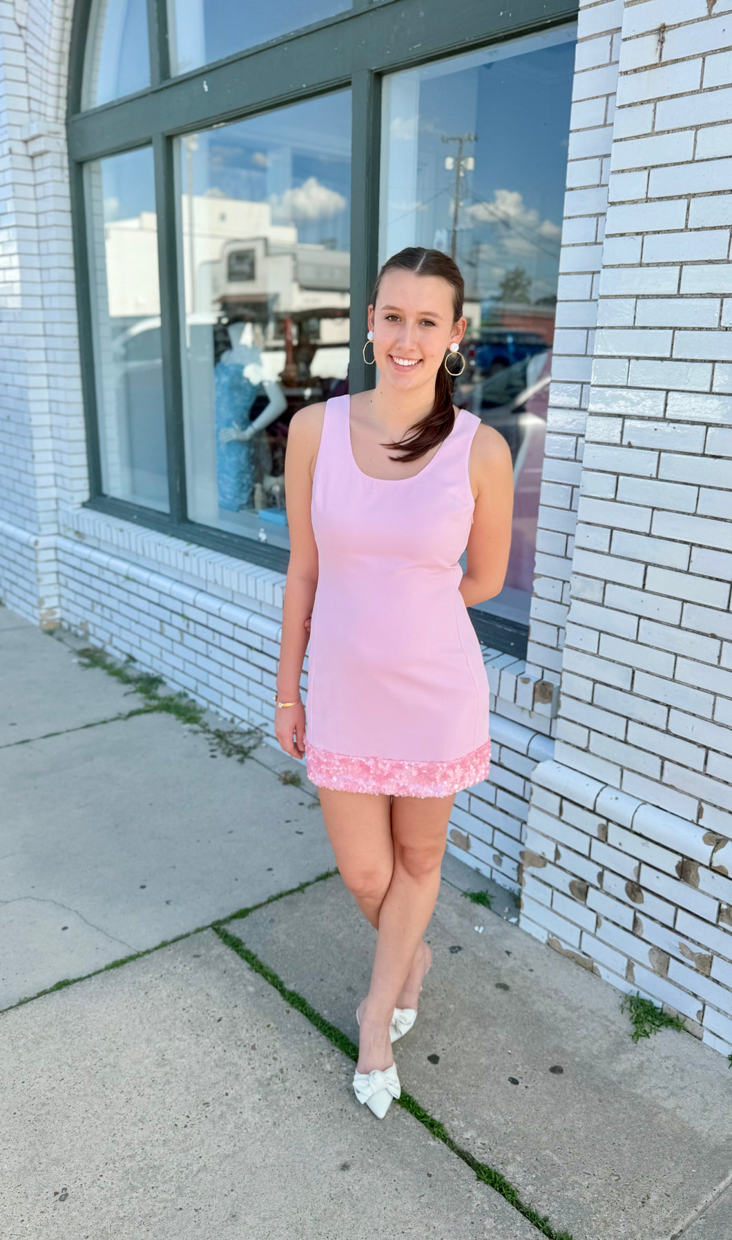 The Sparkle Crush Mini Dress