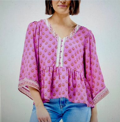 The Monroe Floral Top