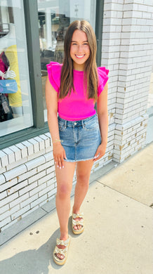 Truer than True Denim Skirt