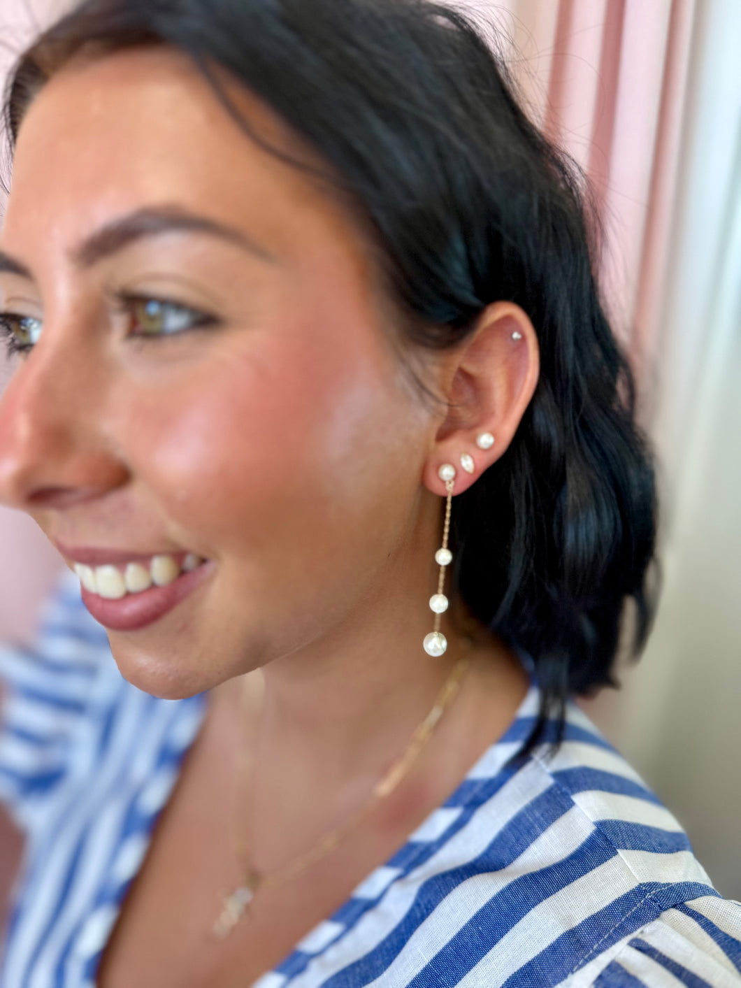 Pearly Girl Drop Earrings
