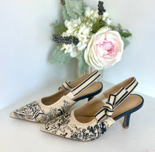 Load image into Gallery viewer, Blue Botanica Heels