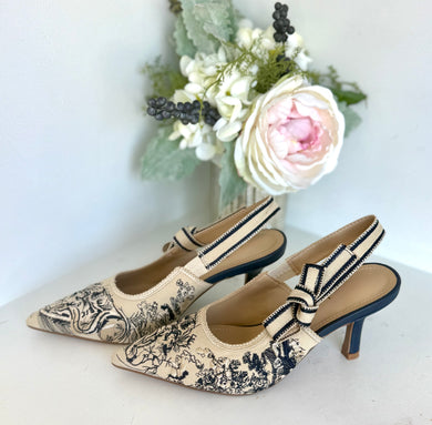 Blue Botanica Heels