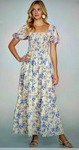 Load image into Gallery viewer, Sky in Bloom Maxi Dress