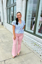 Load image into Gallery viewer, The Daisy Drift Peplum Top