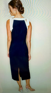 Split Decision Midi Dress