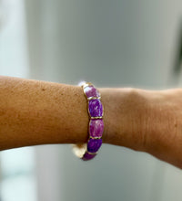 Load image into Gallery viewer, Abstract Gold Bangles-Medium