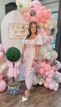 Load image into Gallery viewer, Rosey Whispers Midi Dress