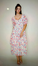 Load image into Gallery viewer, Pop and Pose Floral Midi Dress