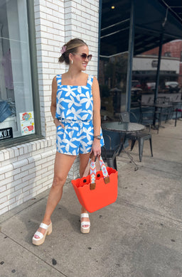 Blue Tropic Duo Set