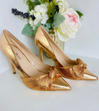 The Magic of Bows Rose Gold Heel