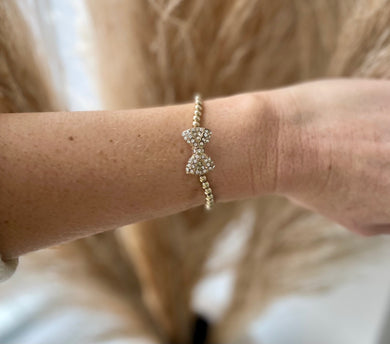 Bow Bling Stretch Bracelet