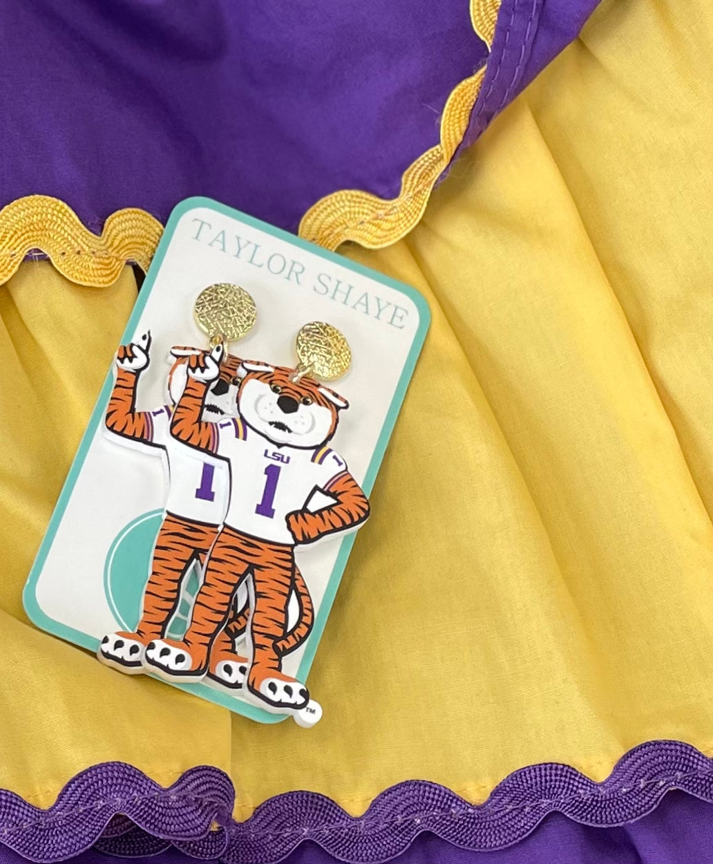 Mike the Tiger Earrings