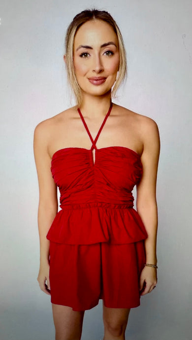The Remi Halter Romper