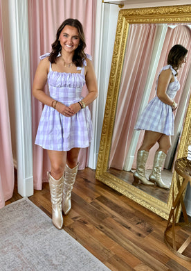 The Gingham Grace Mini Dress