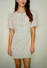 Load image into Gallery viewer, Luxe Pearl Jacquard Mini Dress