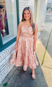 A Bowtiful Moment Midi Dress